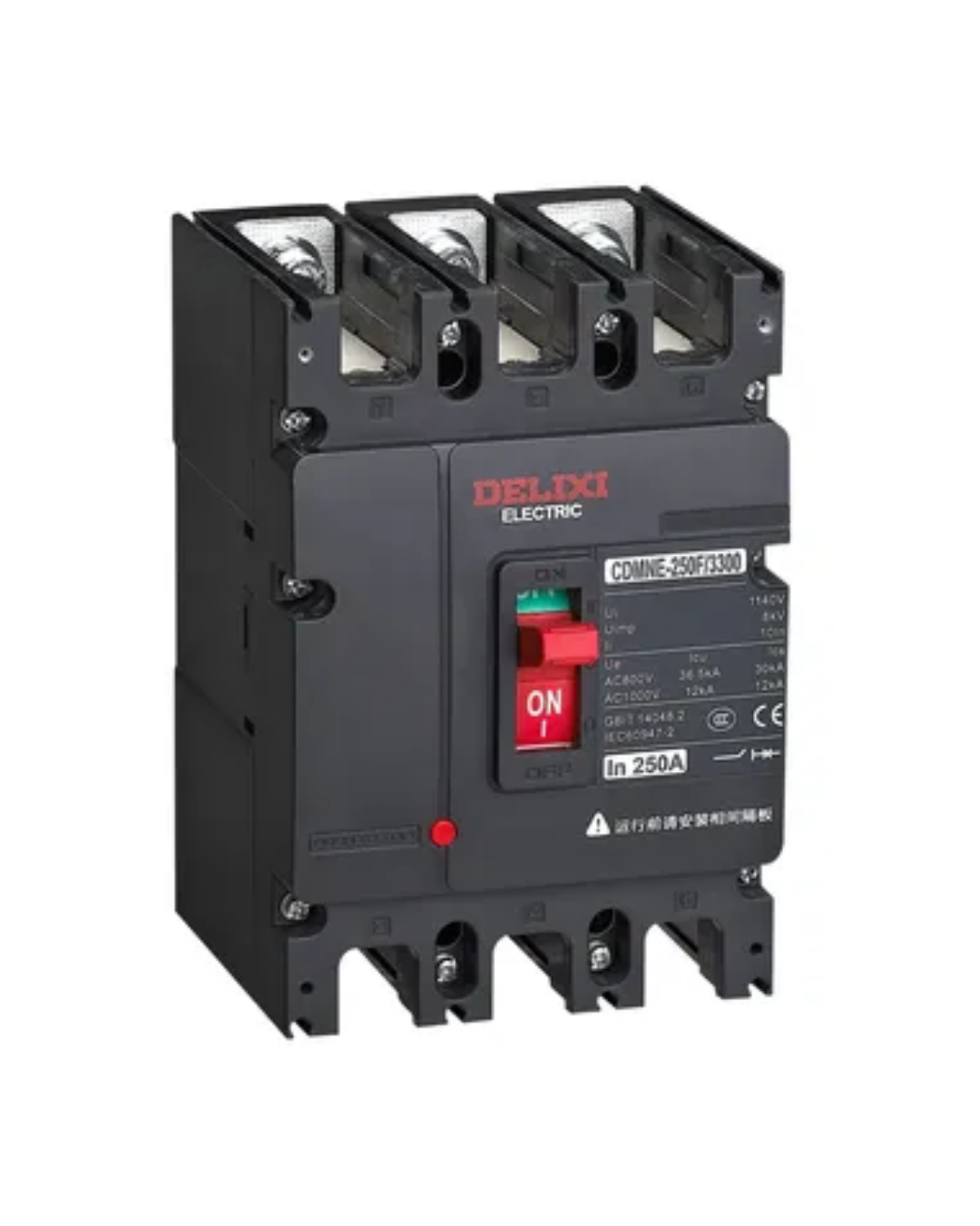 CDMNE Molded Case Circuit Breaker (MCCB) | 690V–1140VAC | 250A–630A | 3 Pole | Up to 40kA Breaking Capacity | Industrial Power Distribution