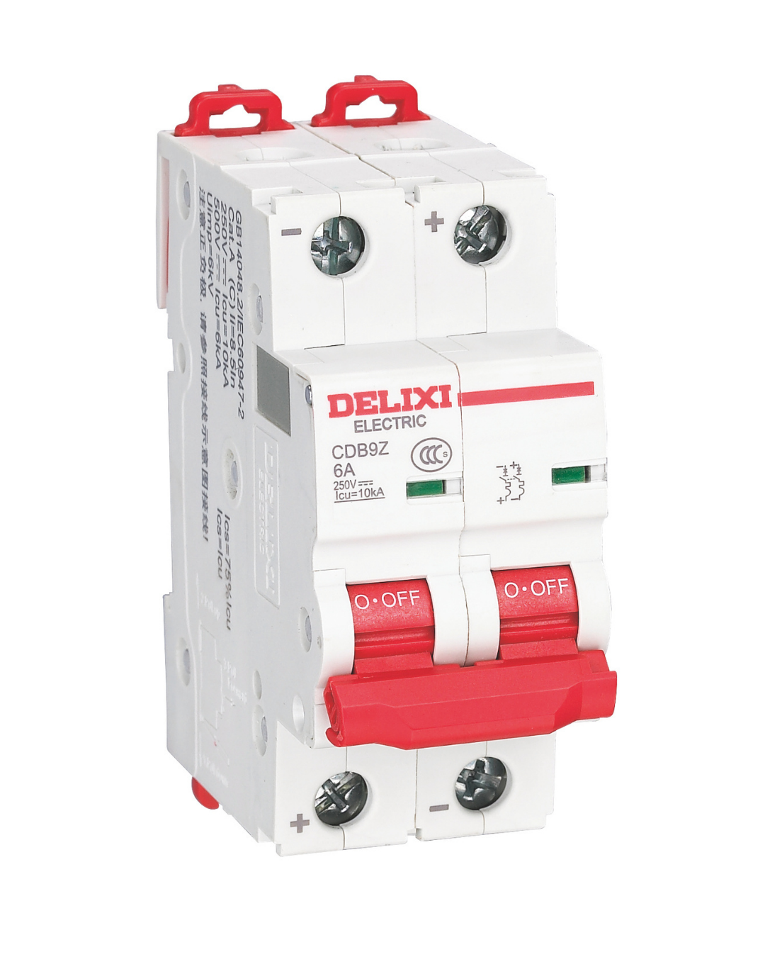DZ47s Miniature Circuit Breaker (MCB) 6kA | 1P, 2P, 3P & 4P | 1A–63A
