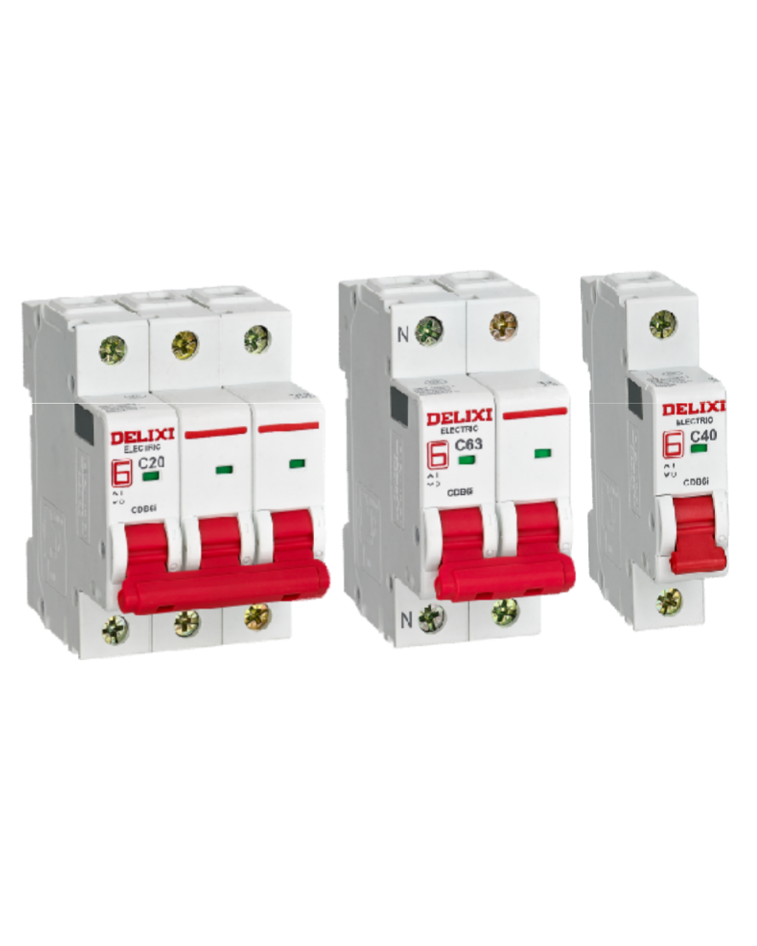 CDB6iH Miniature Circuit Breaker (MCB) | 10kA Breaking Capacity | 1A–63A | 1P/2P/3P/4P