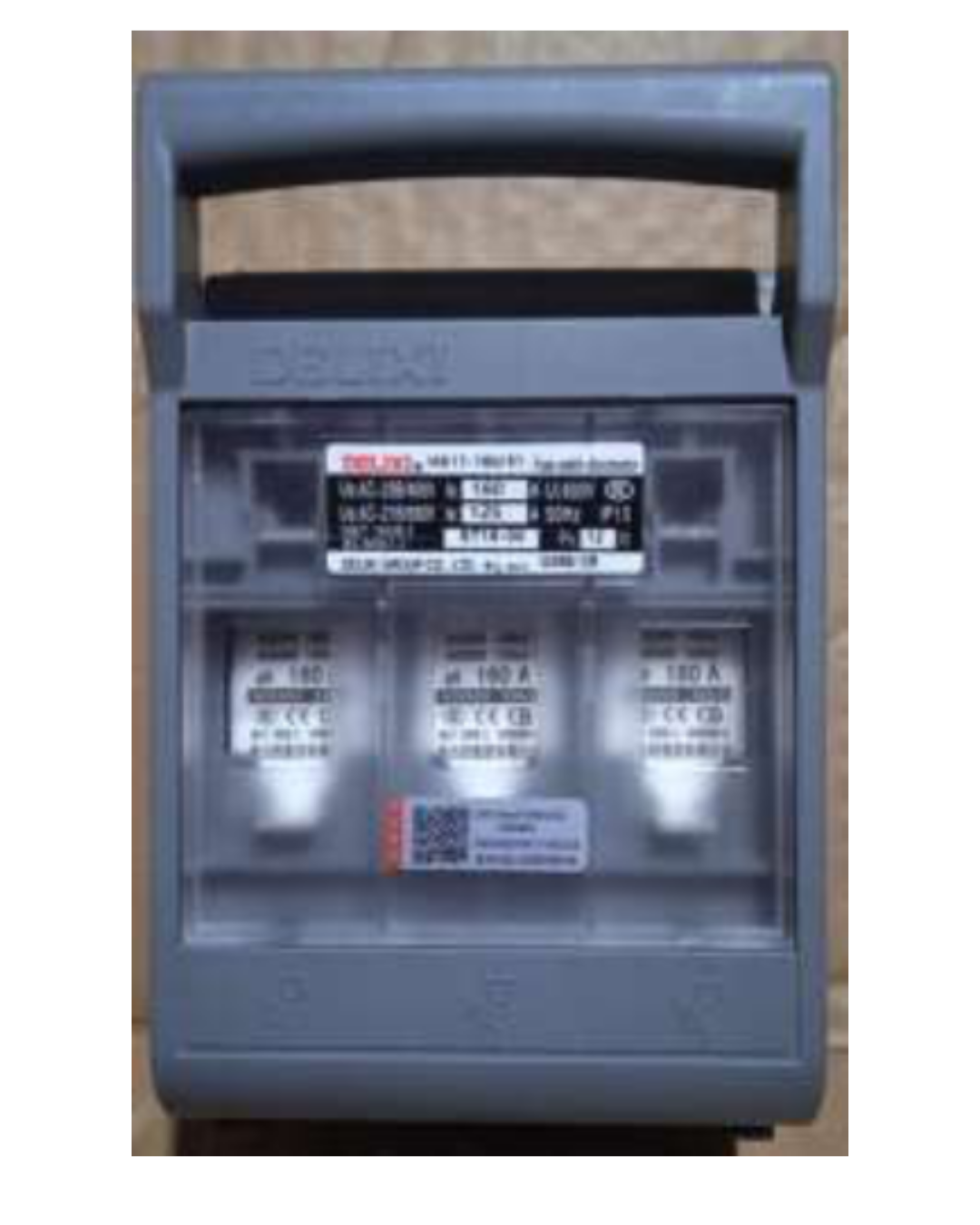 RT16 HRC Fuse Base & Fuse Holder | NH Fuse Base Resin Type | 160A–250A 3 Pole Fuse Disconnect Switch