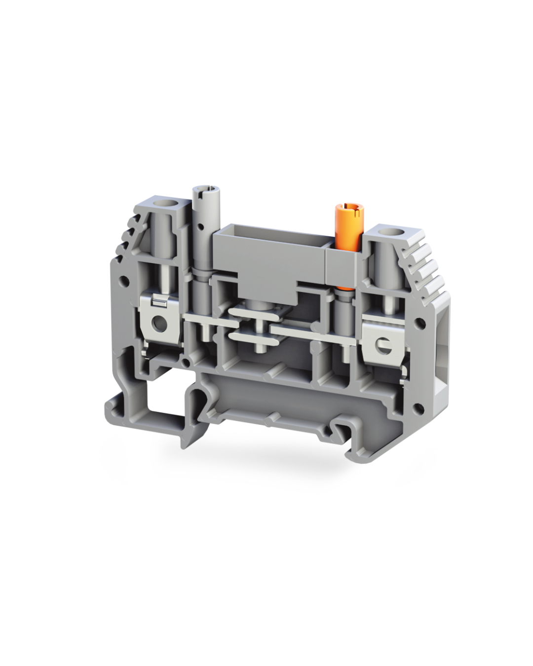 Test and Disconnect Terminal Block (CT Short) | TBLOC TDY-C6, 6mm Grey/8004099858