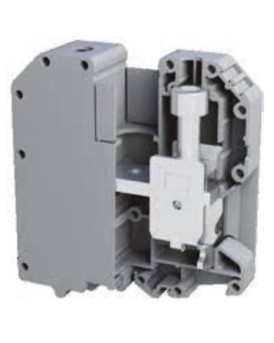 Feed Through terminal block-Screw type | TBLOC TBL 150mm Grey/8000099118