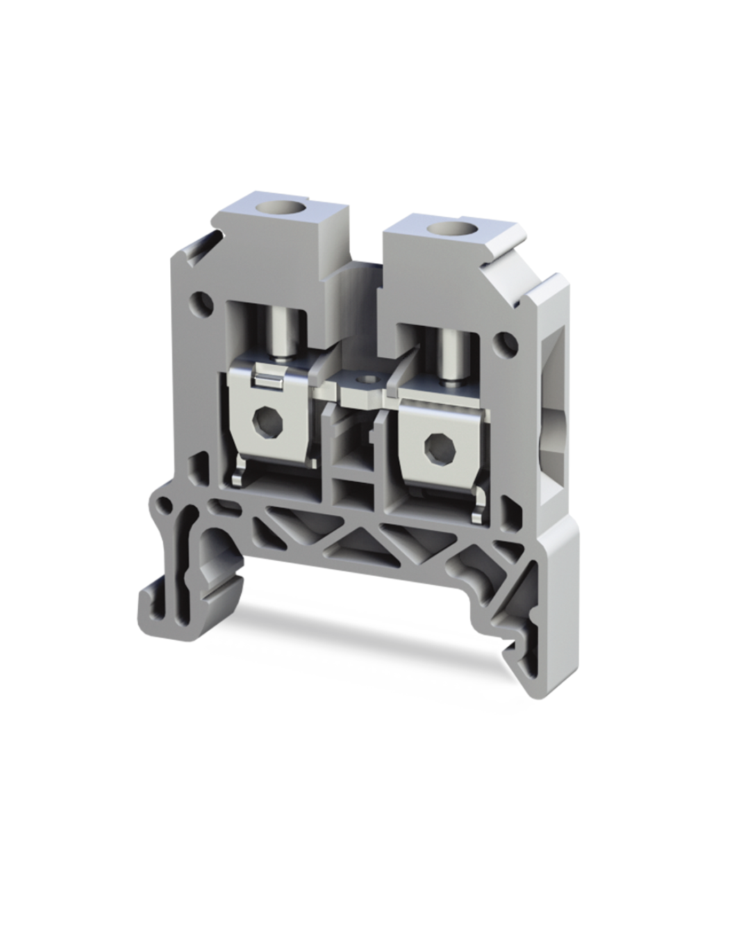 Feed Through terminal block-Screw type | TBLOC TBL 10mm Grey/8000099048