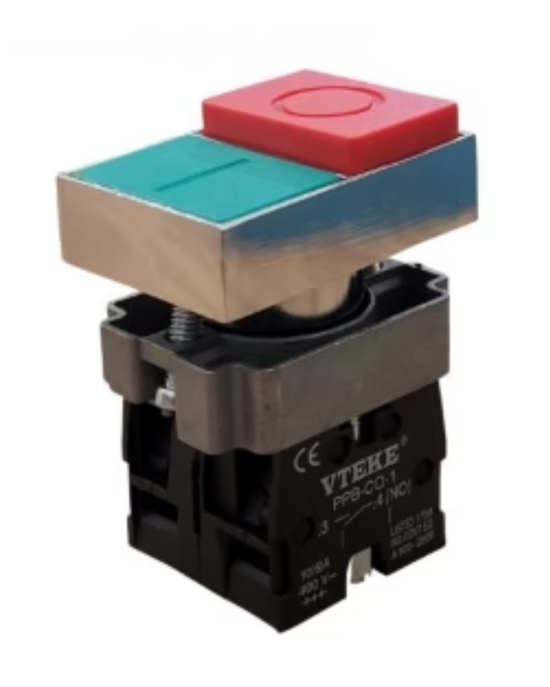 ON-OFF PUSH BUTTON 22mm – PPB Series (Metal Screw Mount) | VTEKE PPB-RG-12