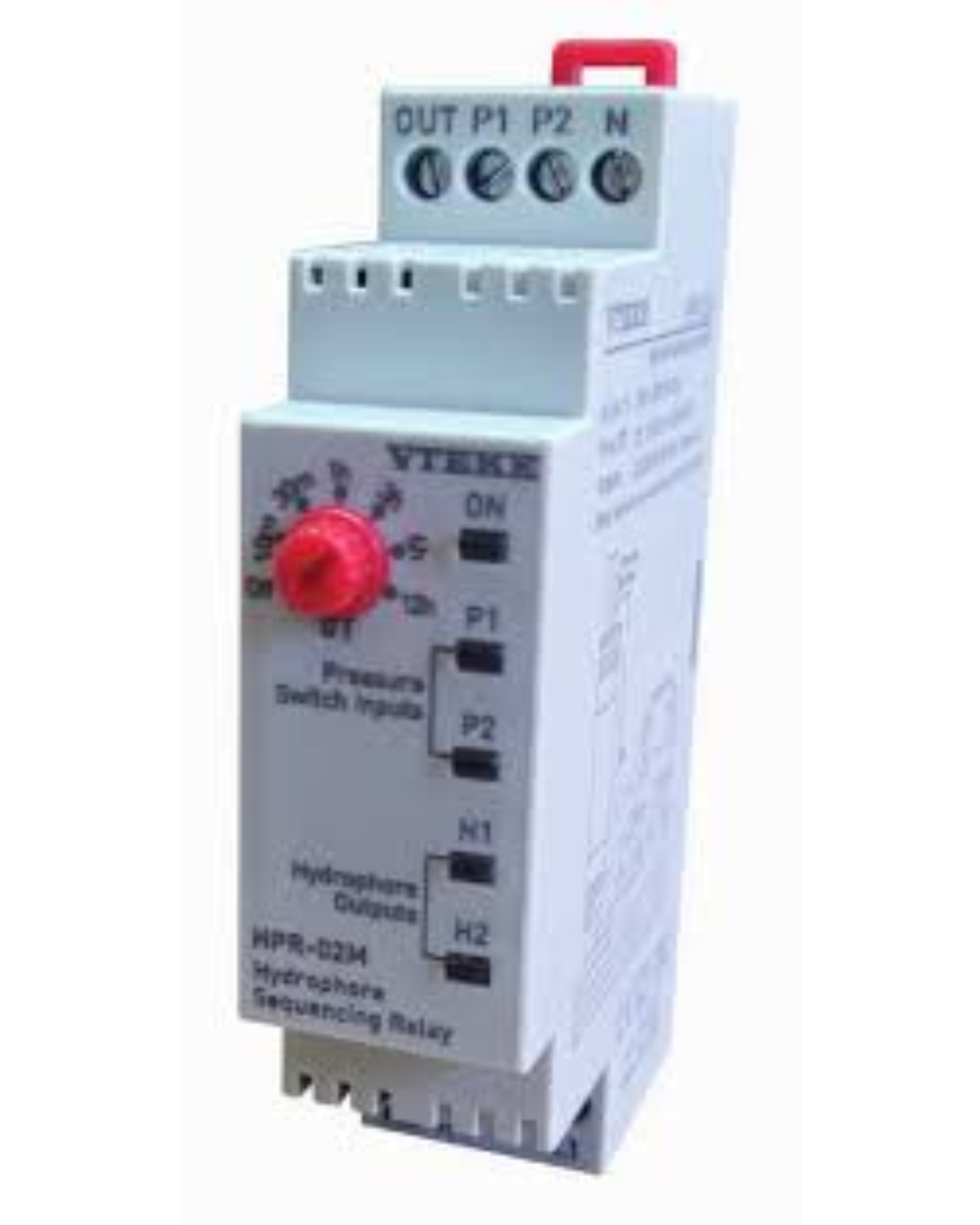 3 HYDROPHORE SEQUENCE RELAY (3pumps) Adjustable Time Delay | VTEKE HPR-03M
