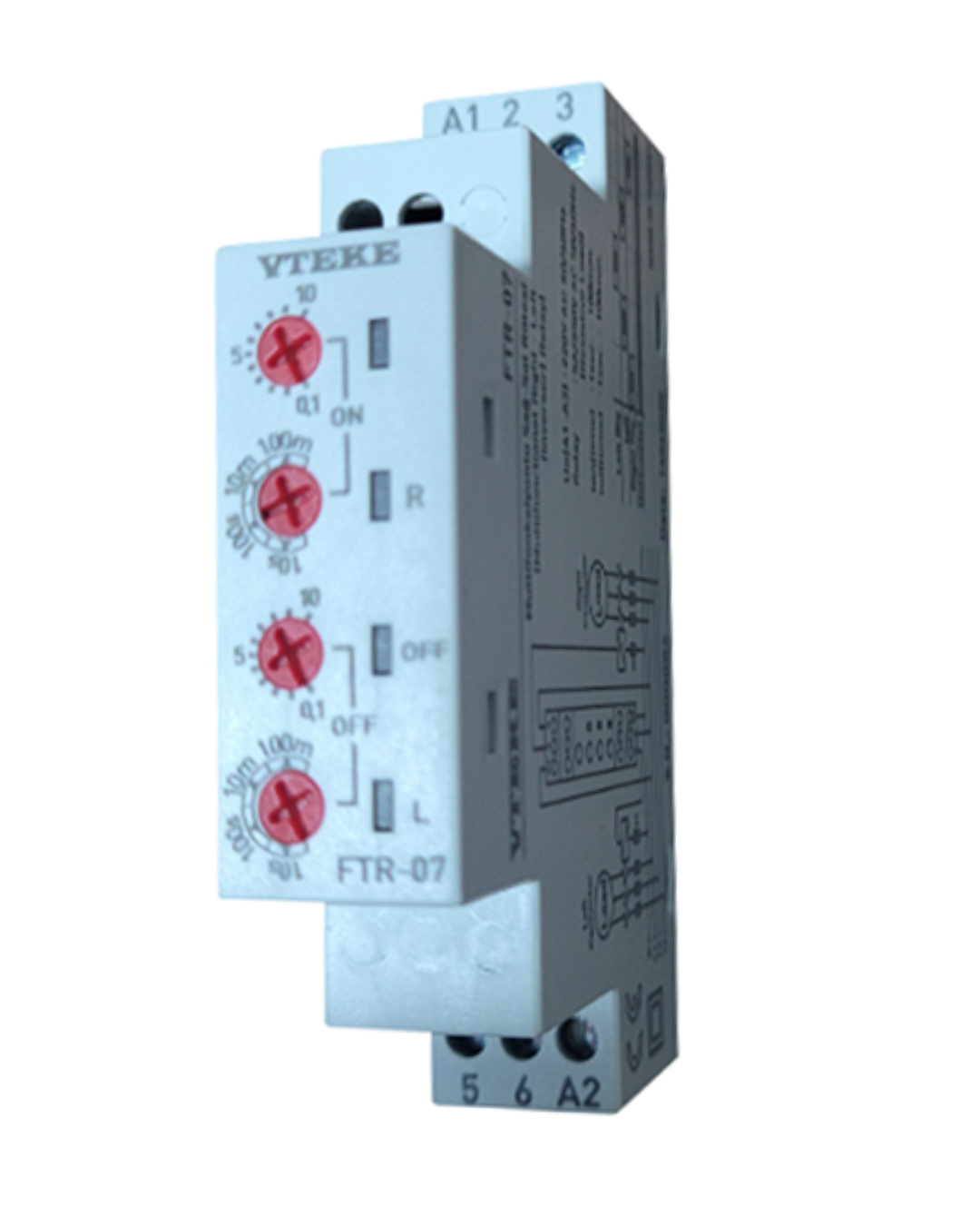 ALTERNATING TIME RELAY Ton (100hr) Toff (100hr) | VTEKE FTR-07