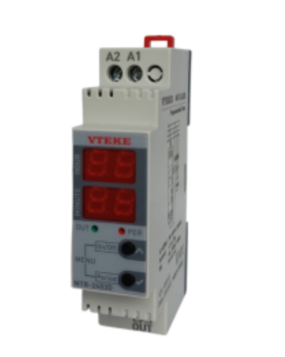 DIGITAL DAILY TIMER (24HR) 100-240VAC Min time (5min) Max time (16A) | VTEKE MTR-2403D