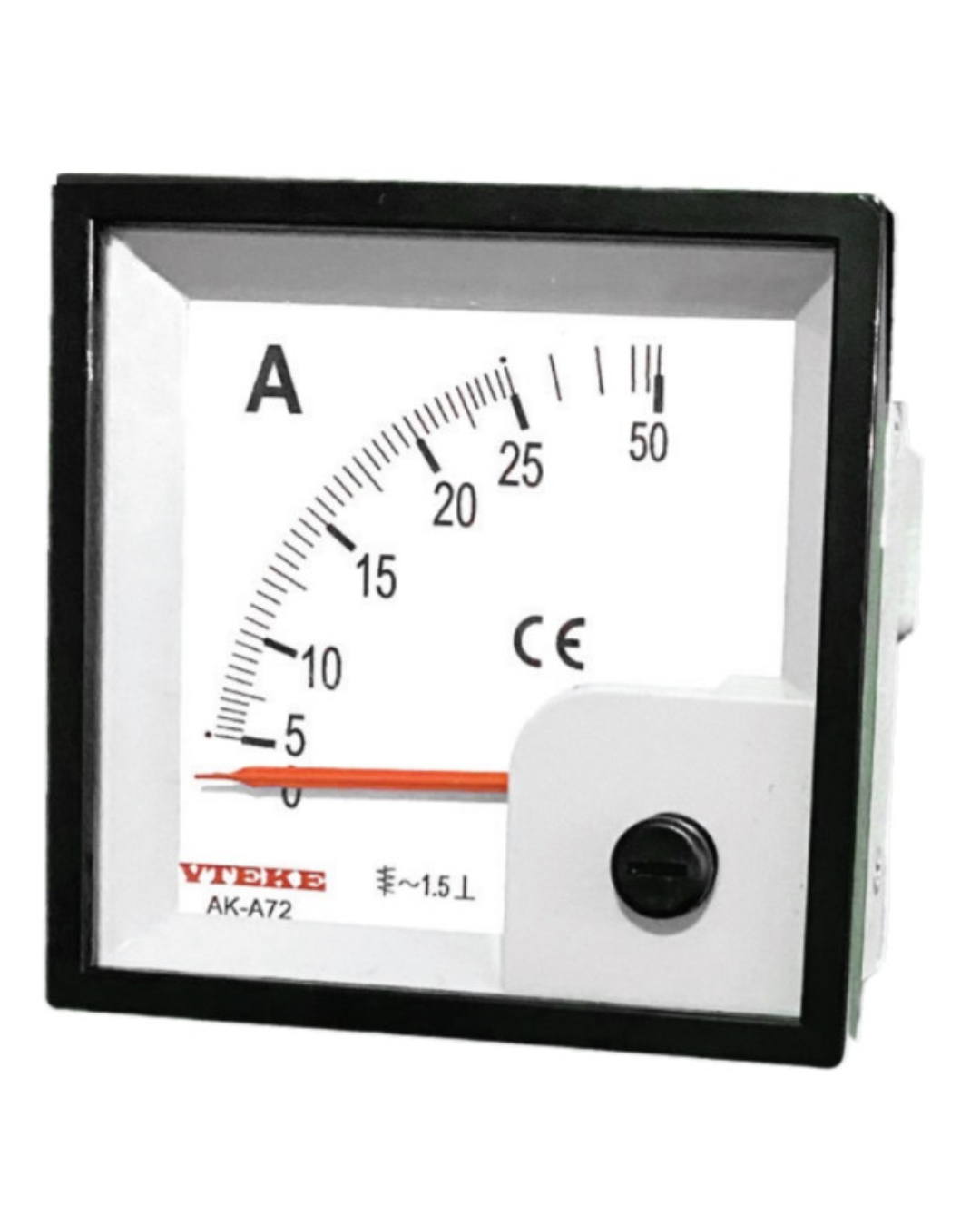 Analog Direct Ammeter, (72X72 AND 9X96) 10A - 100A | VTEKE AK-A72-XXD, AK-A96-XXD,