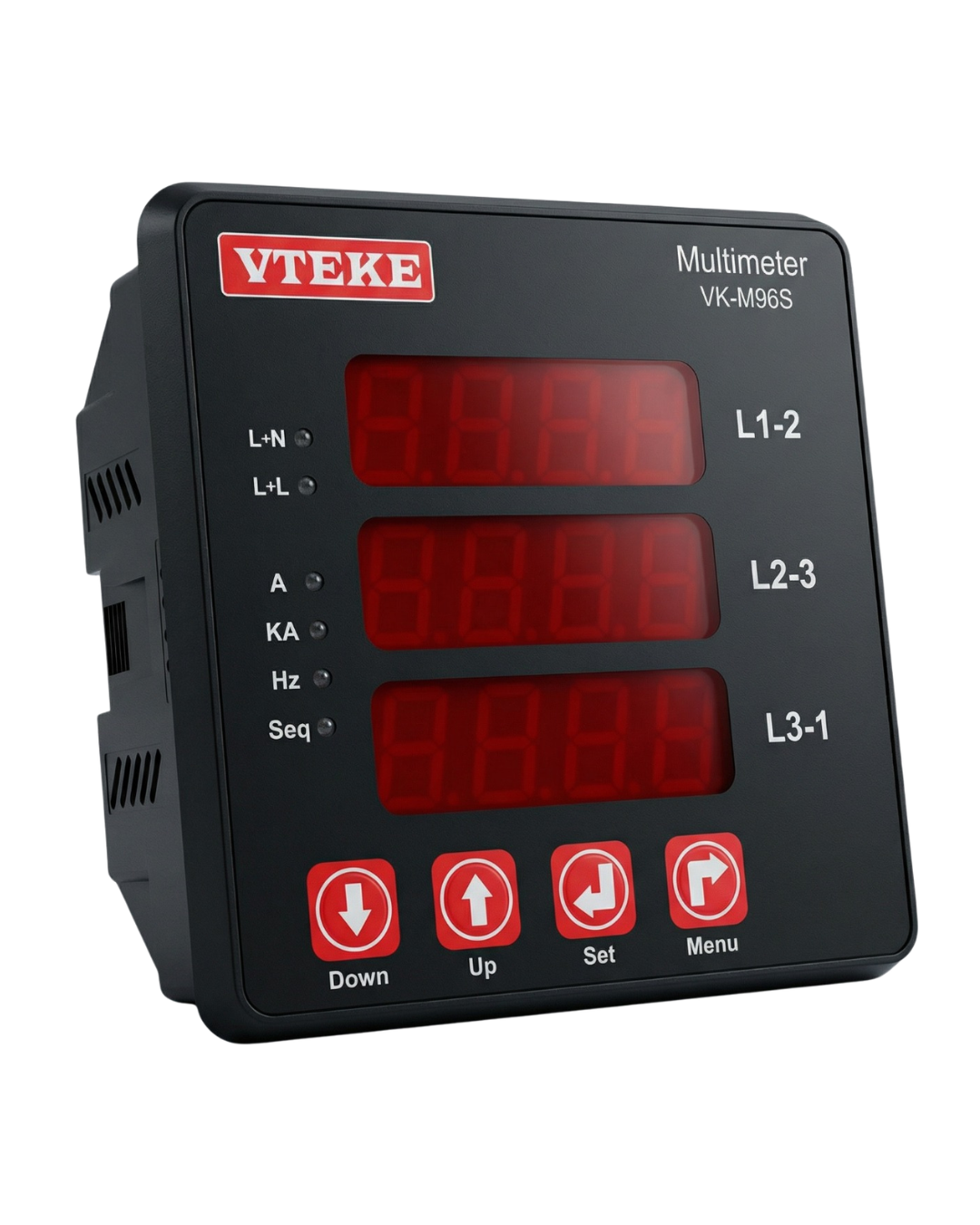 DIGITAL MULTIMETER, 96X96 V, I, F, Phase sequence, Operating Voltge: 85- 300V AC/DC | VTEKE VK-M96S