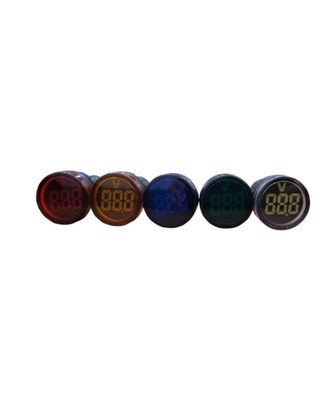 PILOT INDICATOR VOLTMETER (22mm), GREEN, 20-500V | VTEKE VIL-22-G