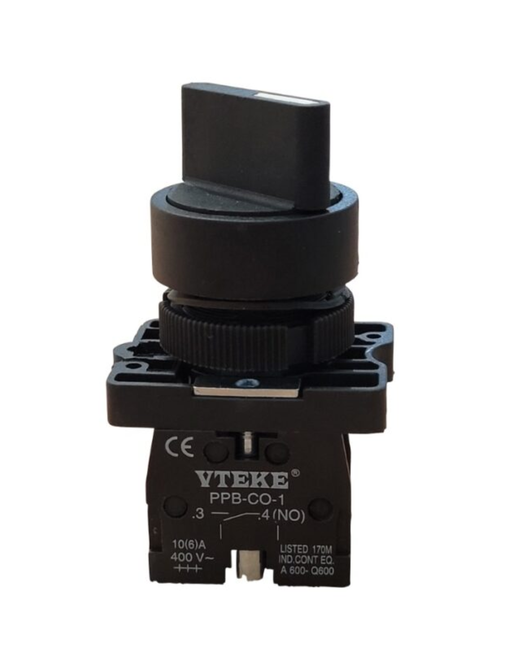 Selector Switch 3 Positions (No+No) | VTEKE PPB-SE-11