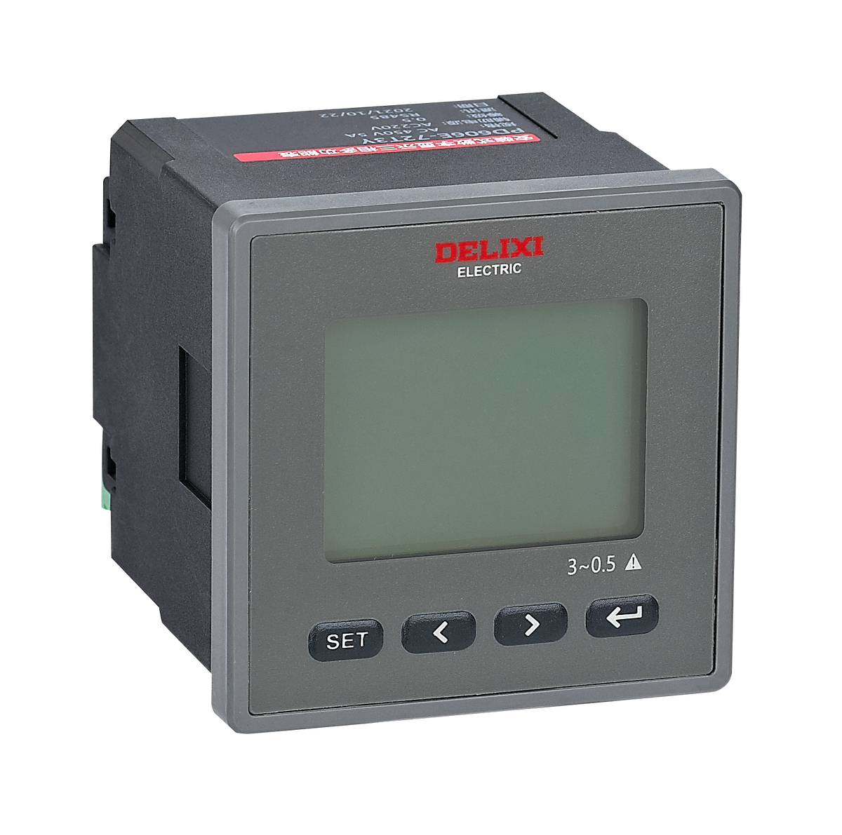 PD606E Multifunction Power Meter | 3 Phase Energy Analyzer with LCD Display & RS485 Modbus | 96×96 Panel Meter